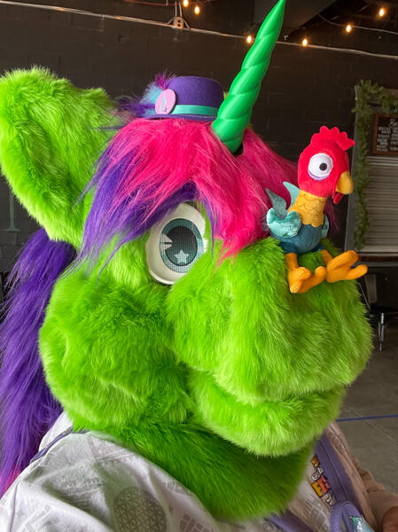 Lucky Fursuit head I made