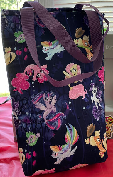 Sea pony tote bag