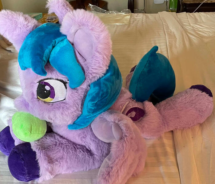 SaphyMoon OC Laying Pony Plush